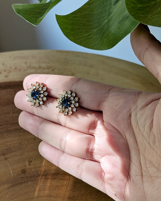 Saanjh Studs - Blue