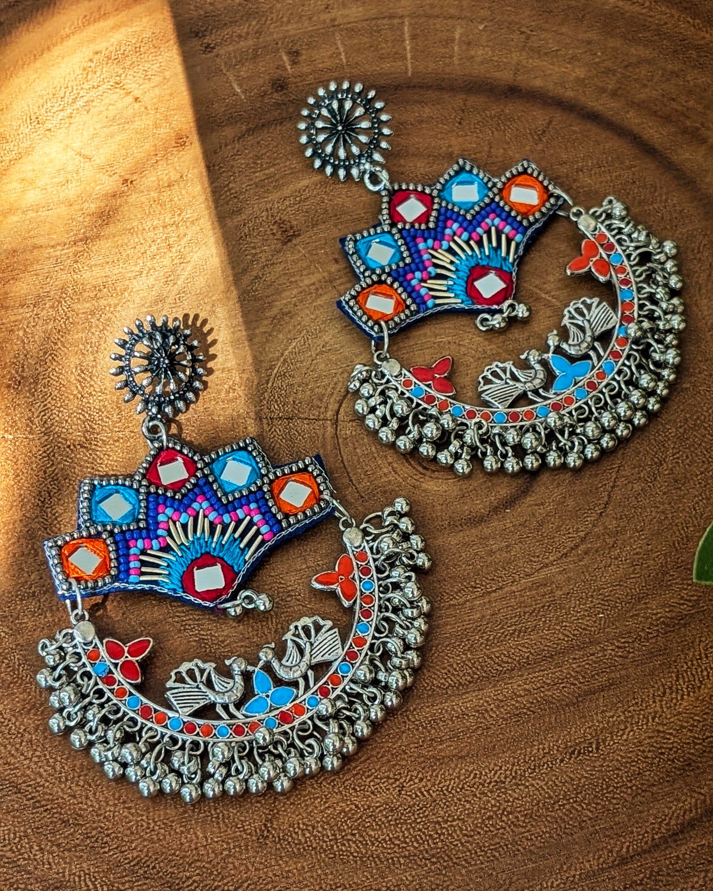 Shradha Mirror Chandbali
