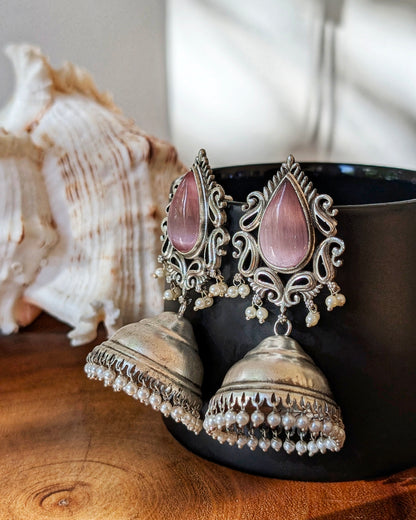 Guneet Jhumka - Pink