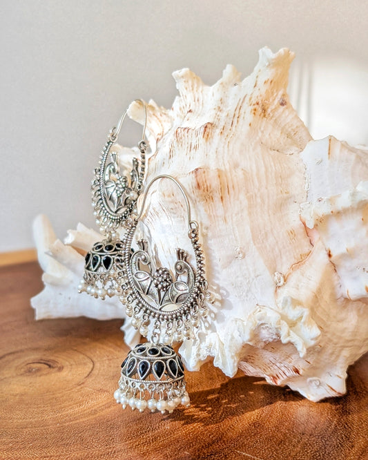 Morni Jhumka - Black