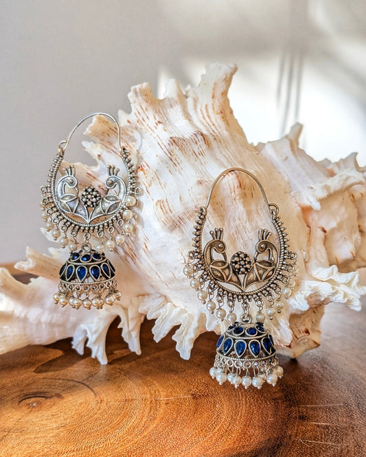Morni Jhumka - Blue