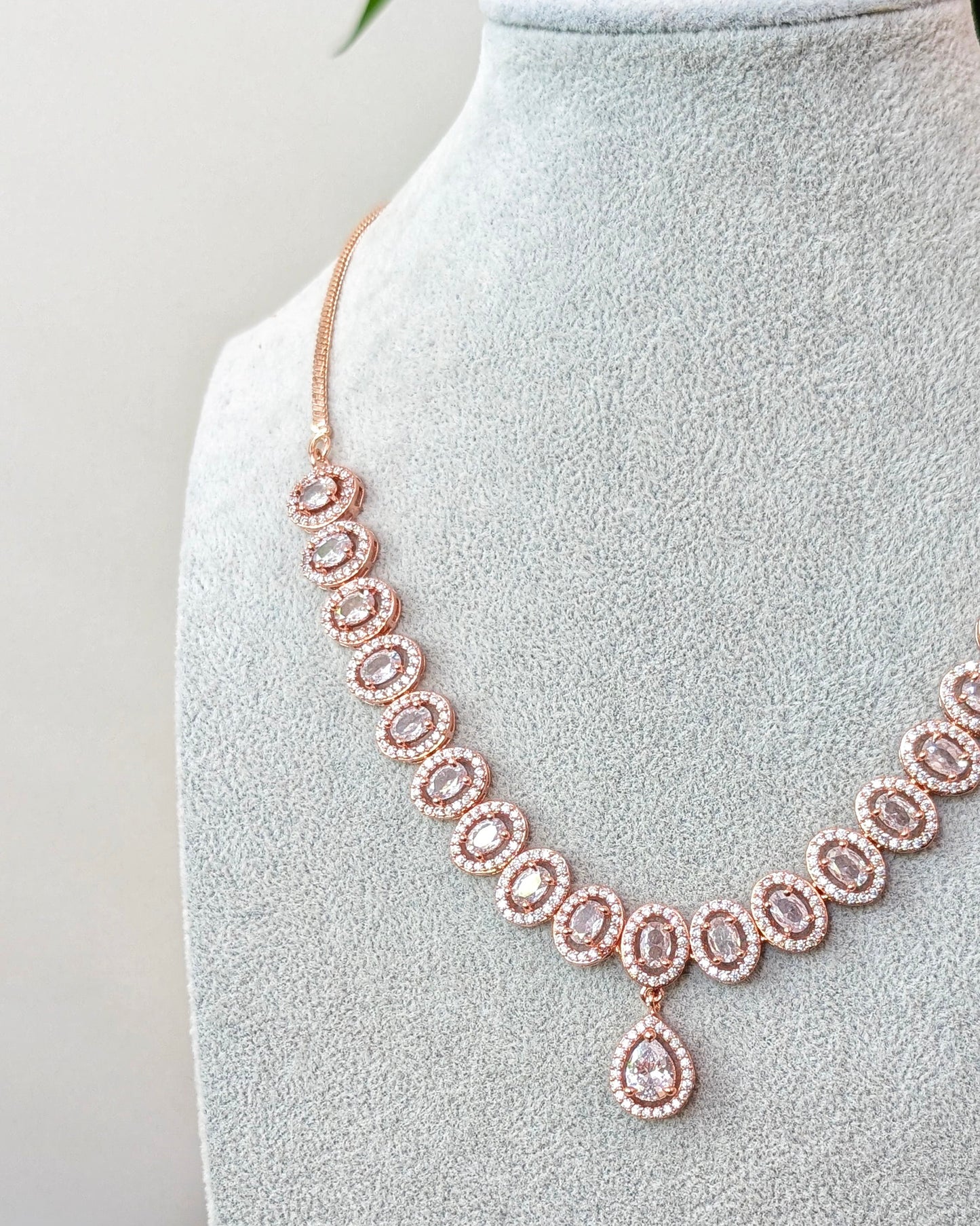 Sasha Rose Gold Necklace