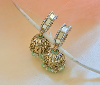 Mirror Jhumkis