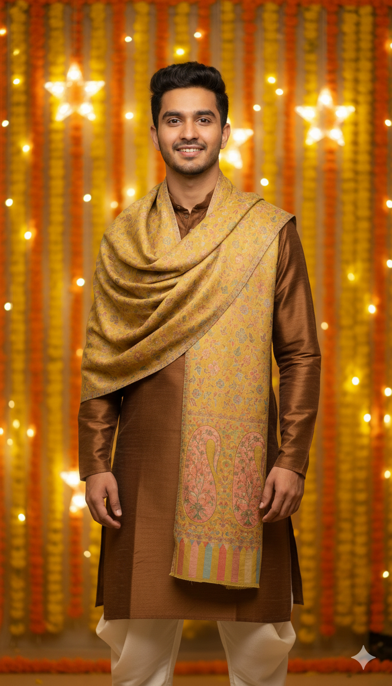 Unisex Kani Lohi - Mustard Yellow