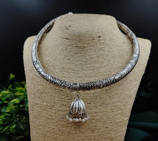 Jhumki Hasli Necklace