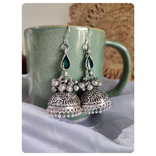 Load image into Gallery viewer, Silver Jhumka
