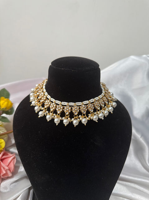 Surbhi Necklace - White