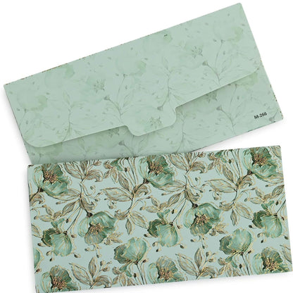 Shagun Envelopes - Floral Green