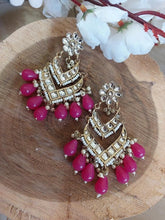 Load image into Gallery viewer, Deepika Two Layer Short Earrings
