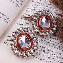 Load image into Gallery viewer, Devika Kundan Stud Earrings
