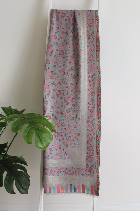 Kani Stole - Lavender Grey