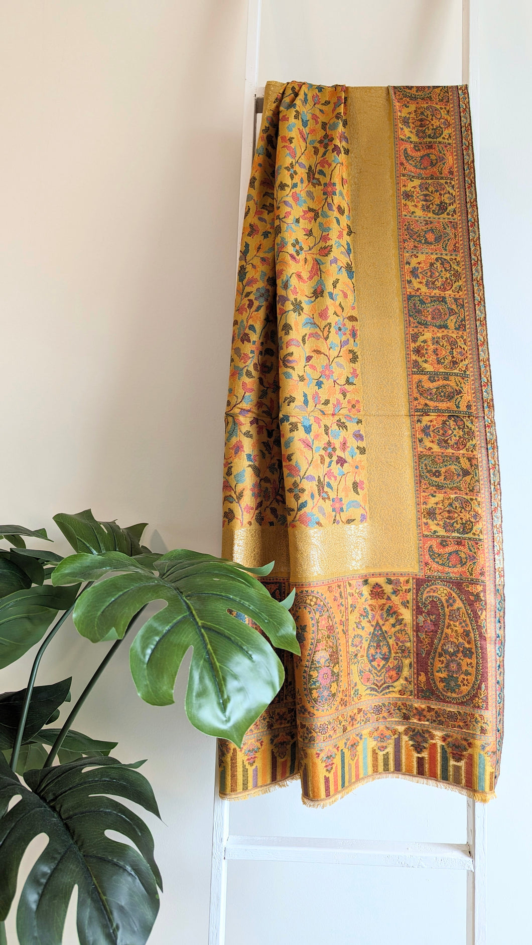 Kani Shawl - Yellow