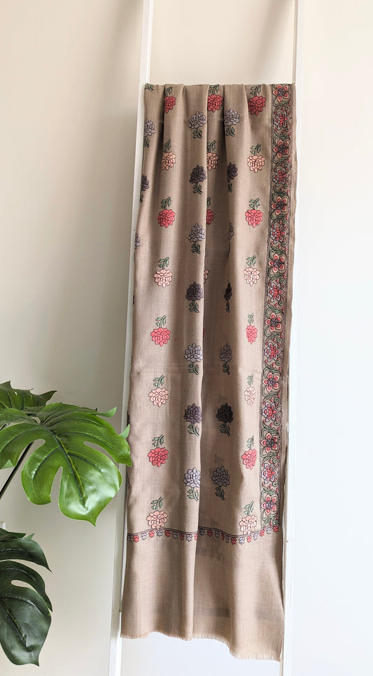 Kashmiri Shawl - Flowers