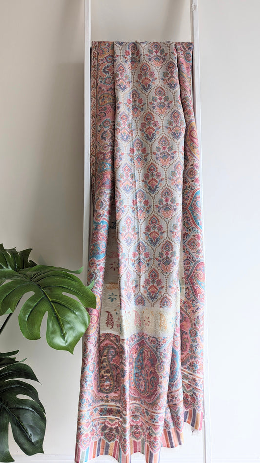 Kani Shawl - White