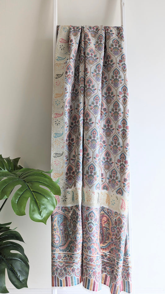 Kani Shawl - White
