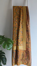 Load image into Gallery viewer, Unisex Kani Stole - Yellow
