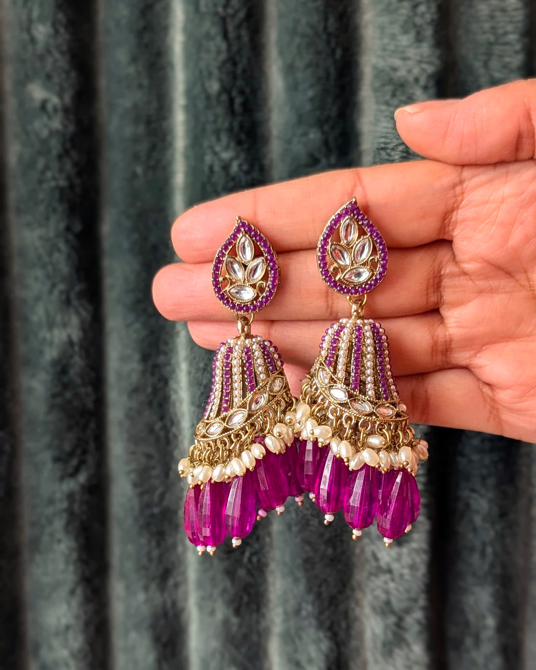 Ambreen Jhumka - Purple