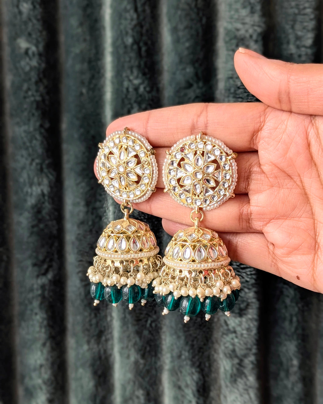 Kainat Jhumki 2.0 - Green