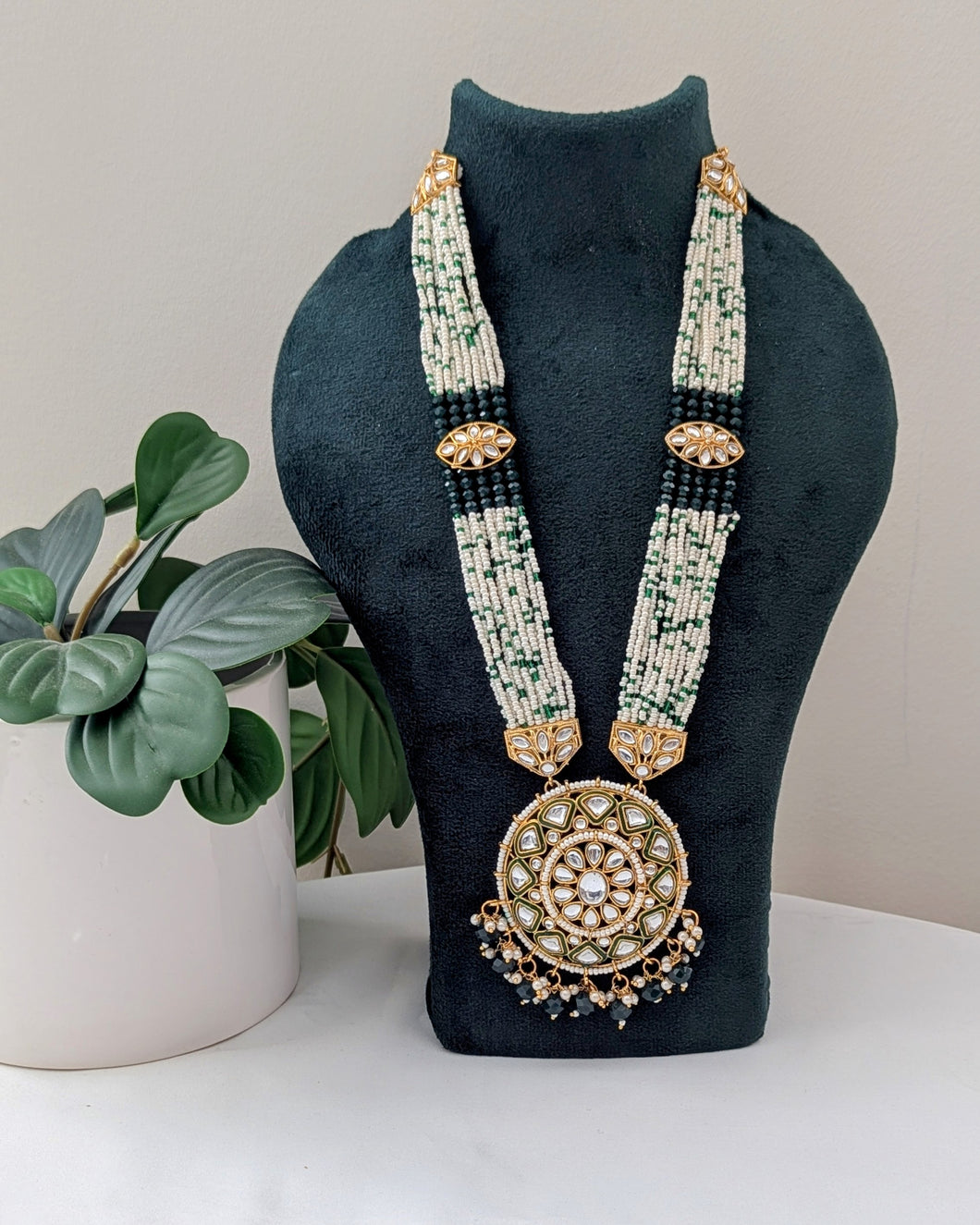 Ashvika Necklace - Green