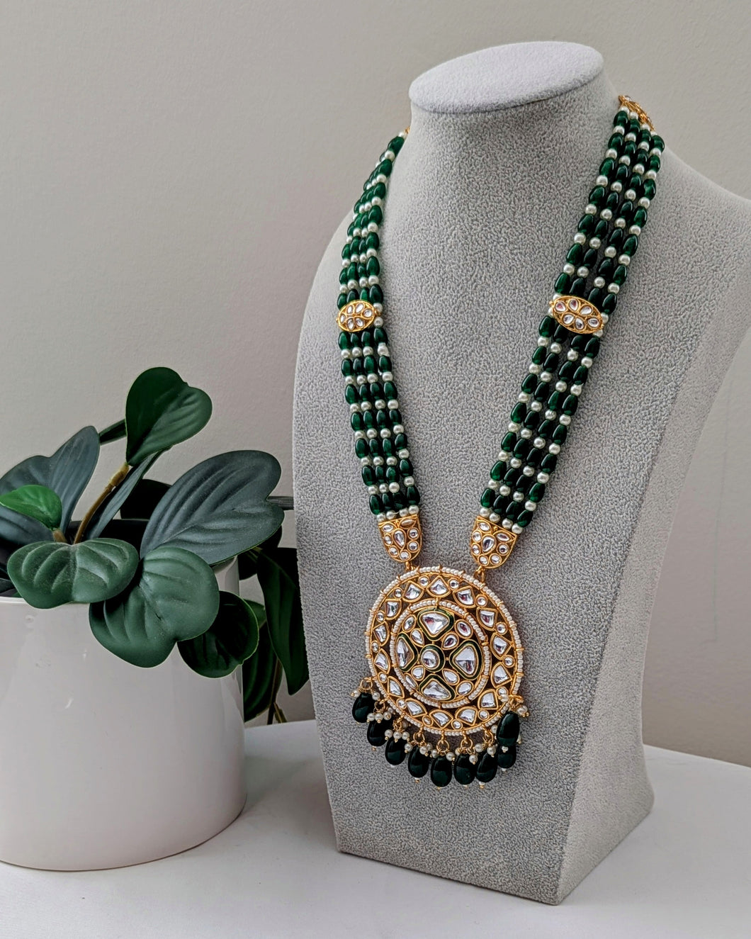 Manika Necklace - Green