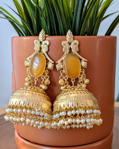 Ashnoor Jhumka - Orange