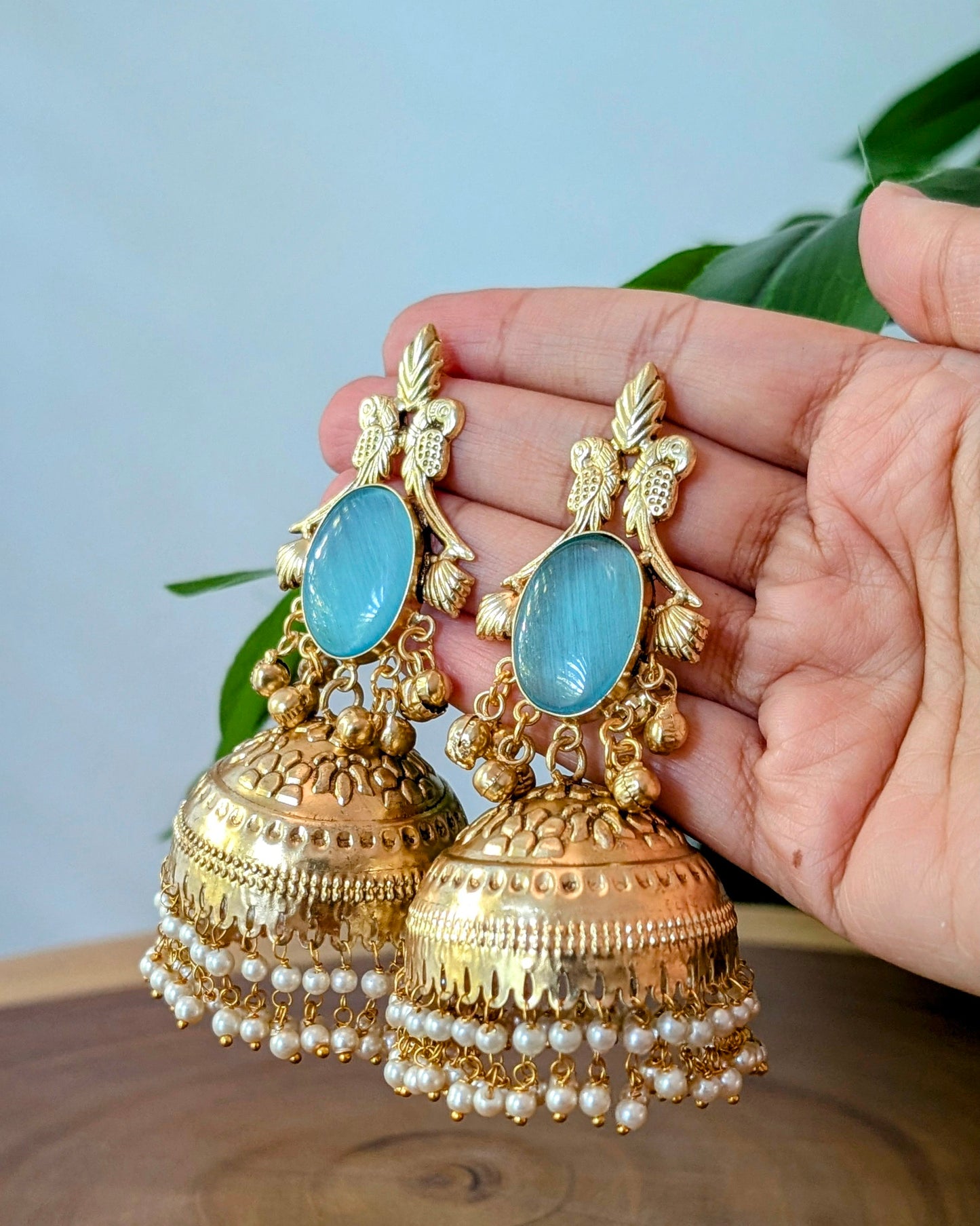 Ashnoor Jhumka - Baby Blue