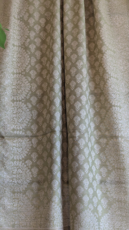 Mehnaaz Stole - Pistachio Green