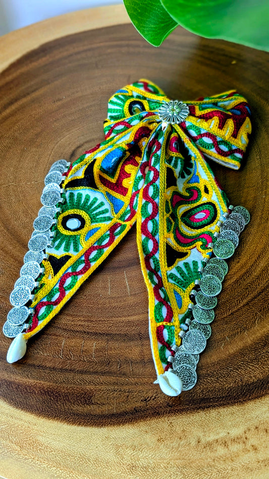 Fabric Hair Clip Bow - Design 2