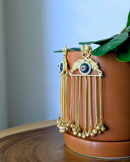 Tanya Earrings - Dark Blue