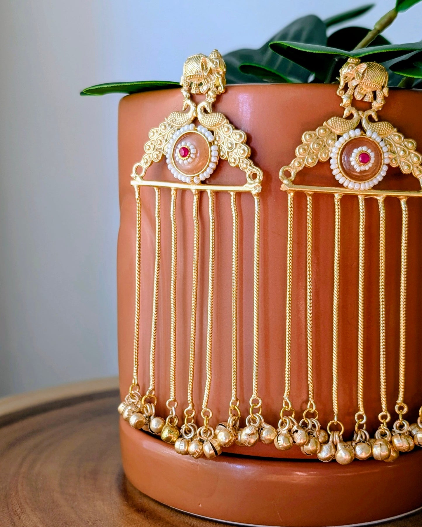 Tanya Earrings - Orange