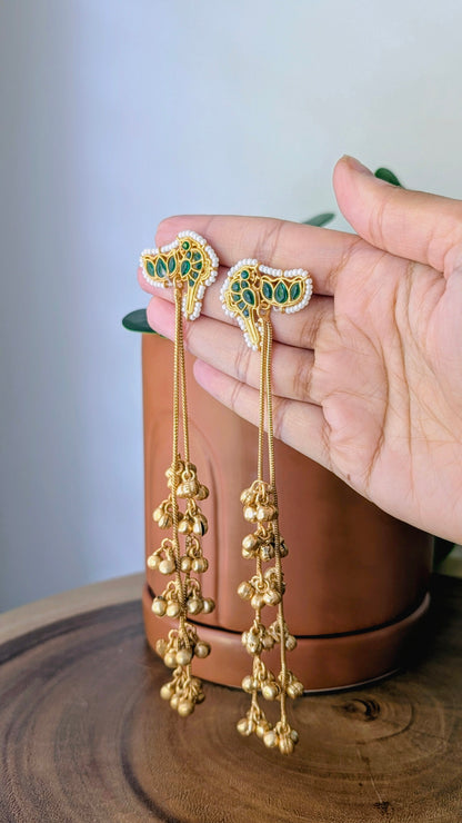 Kanishka Earrings - Green