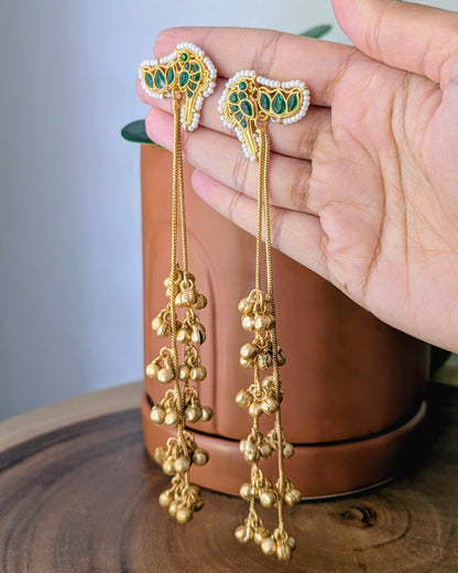 Kanishka Earrings - Green