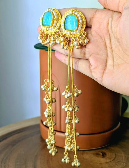 Tanoor Earrings - Blue