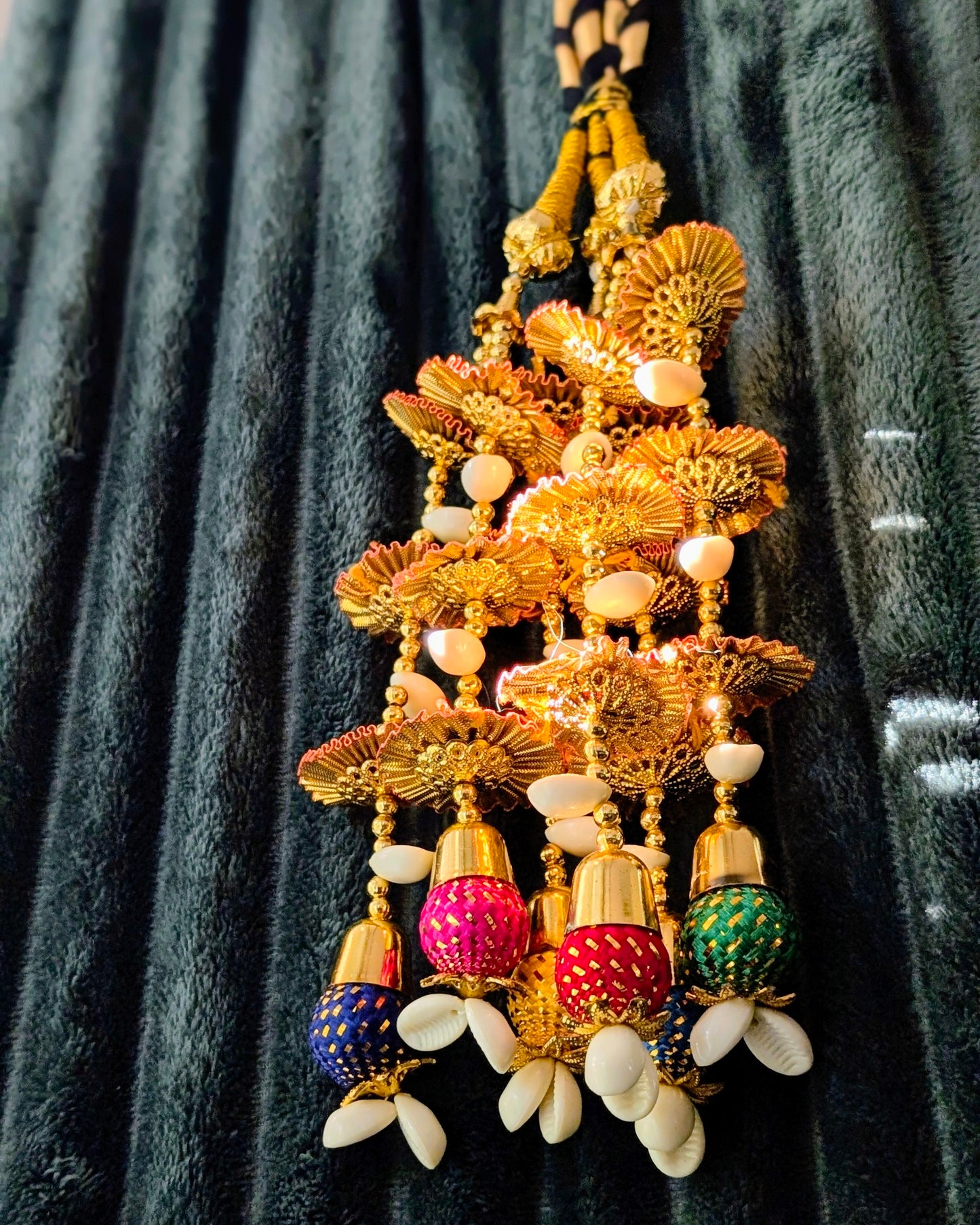 Punjabi Parandi - Cowrie & Multi