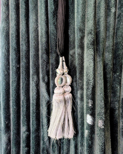 Punjabi Parandi - Silver & Mirror