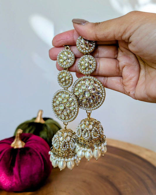 Ayesha Jhumka - White