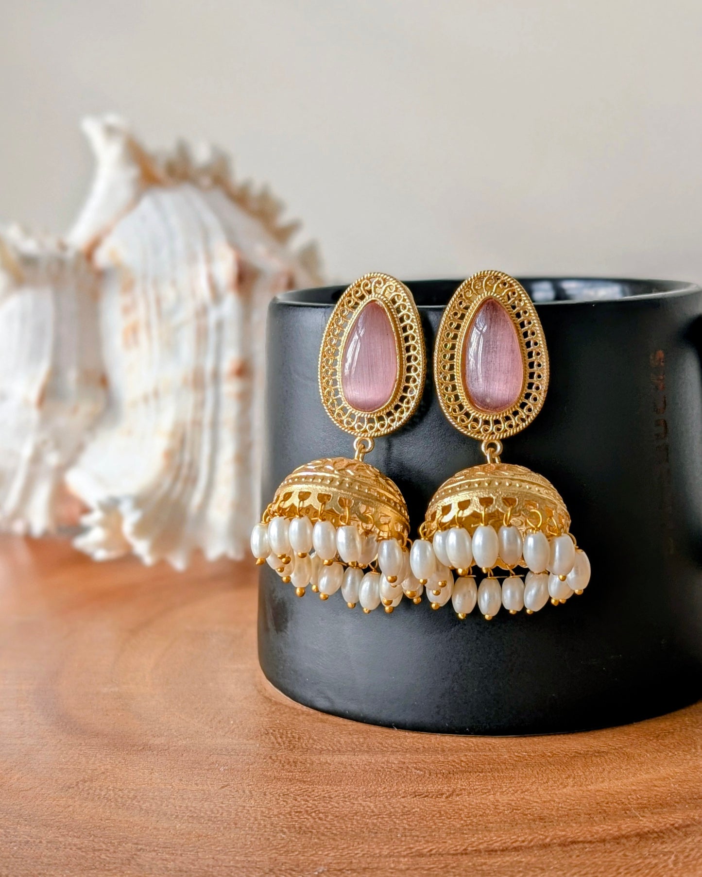 Vineeta Jhumki - Blush