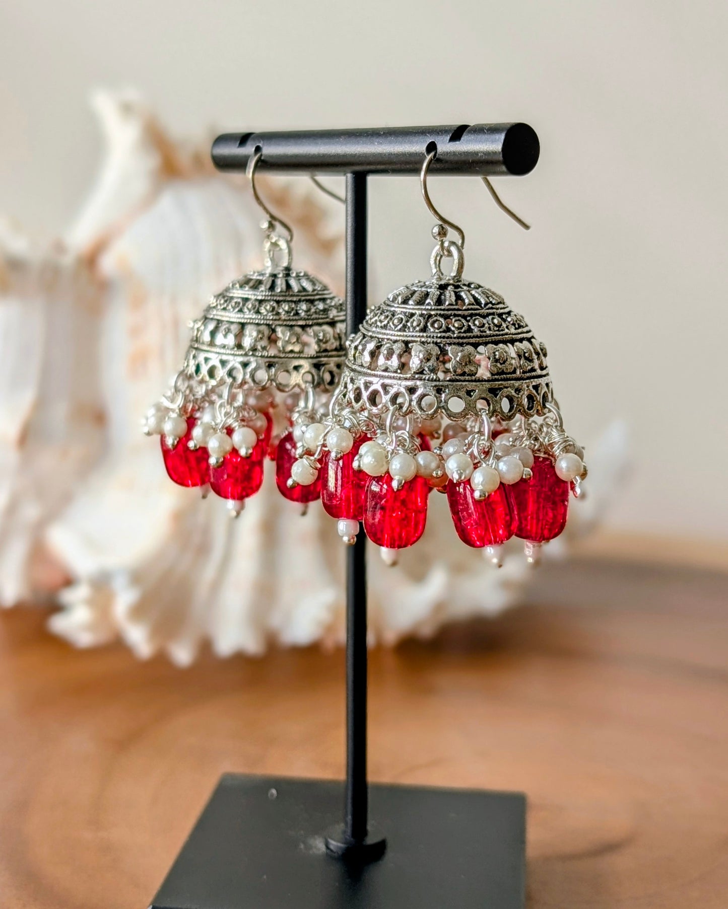 Nayna Jhumki - Red