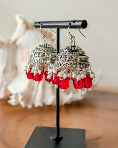 Nayna Jhumki - Red