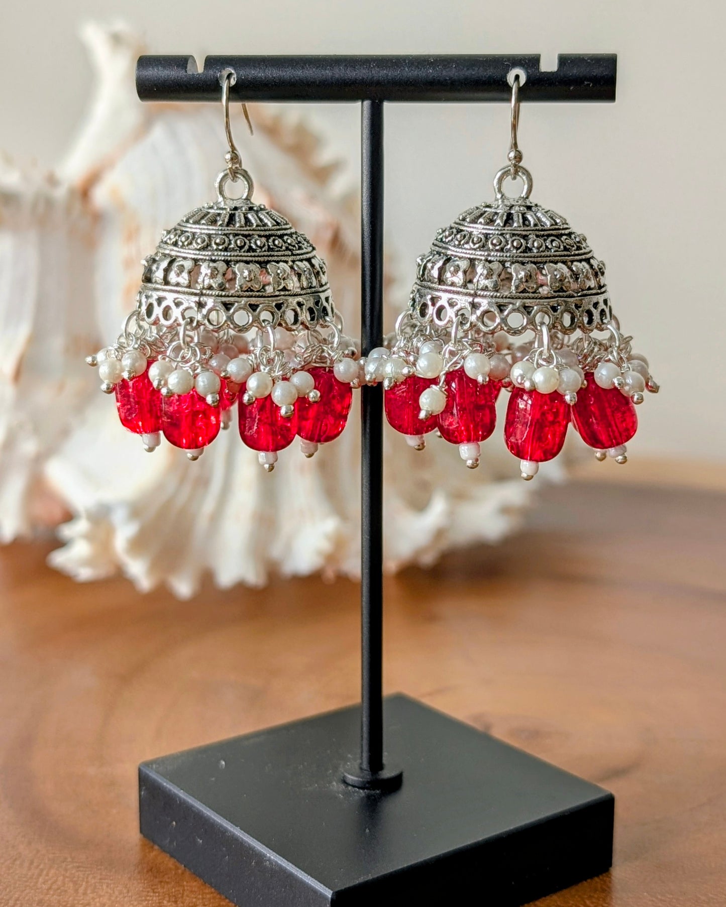 Nayna Jhumki - Red