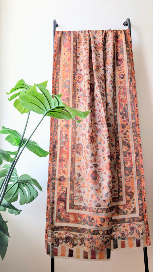 Pure Pashmina Stole - Beige