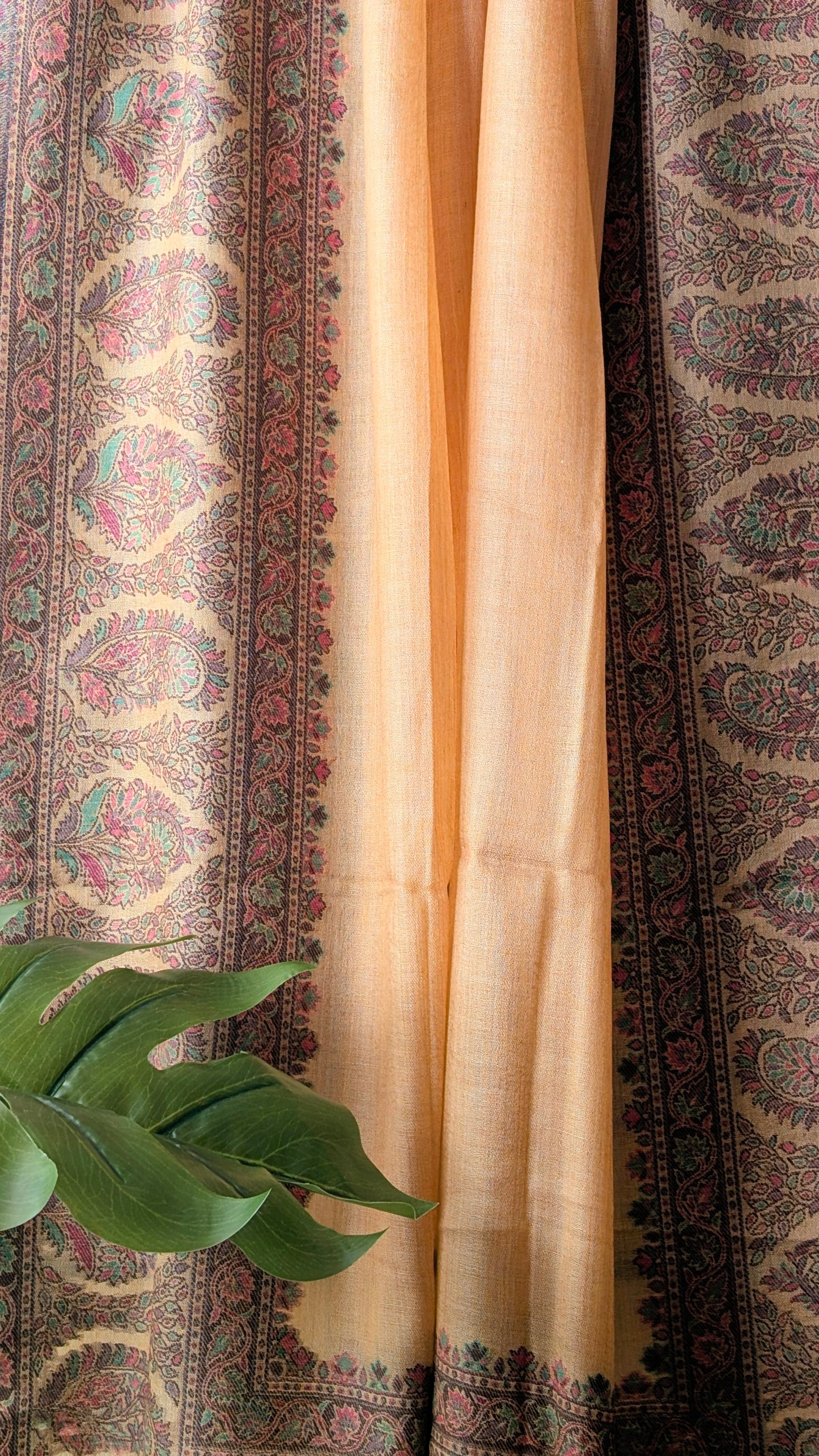 Pure Pashmina Shawl in Soft Yellow