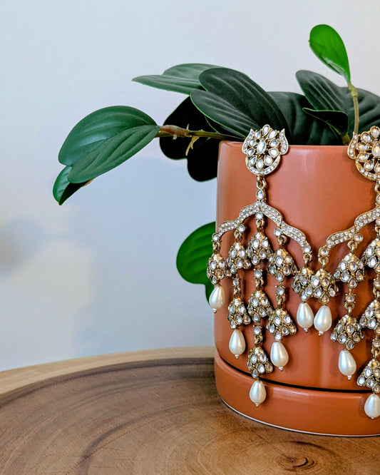 Smriti Polki Kundan Chandbali