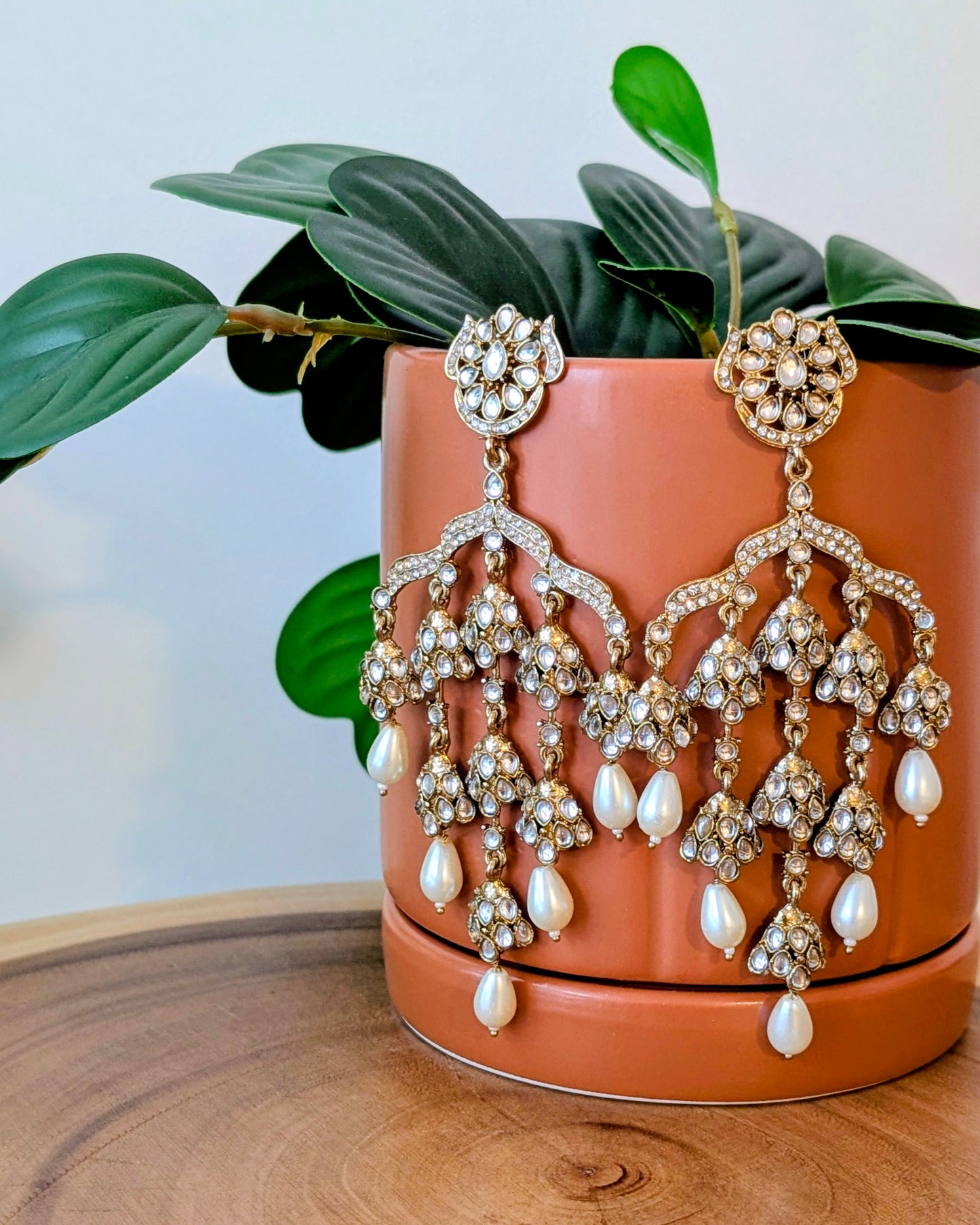 Smriti Polki Kundan Chandbali