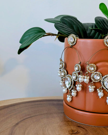 Swati Polki Kundan Chandbali