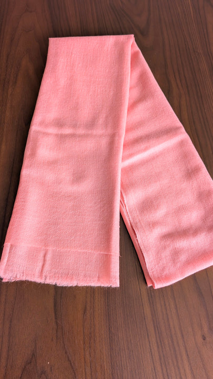 Pure Pashmina Stole - Peach