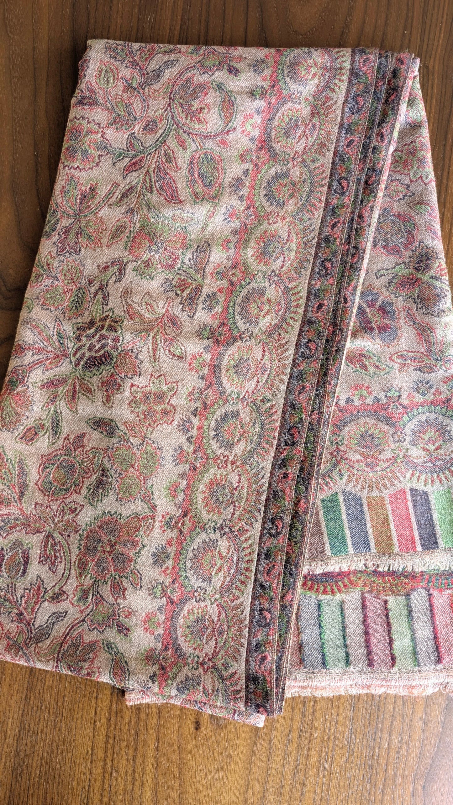 Pure Pashmina Shawl in Earthy Brown