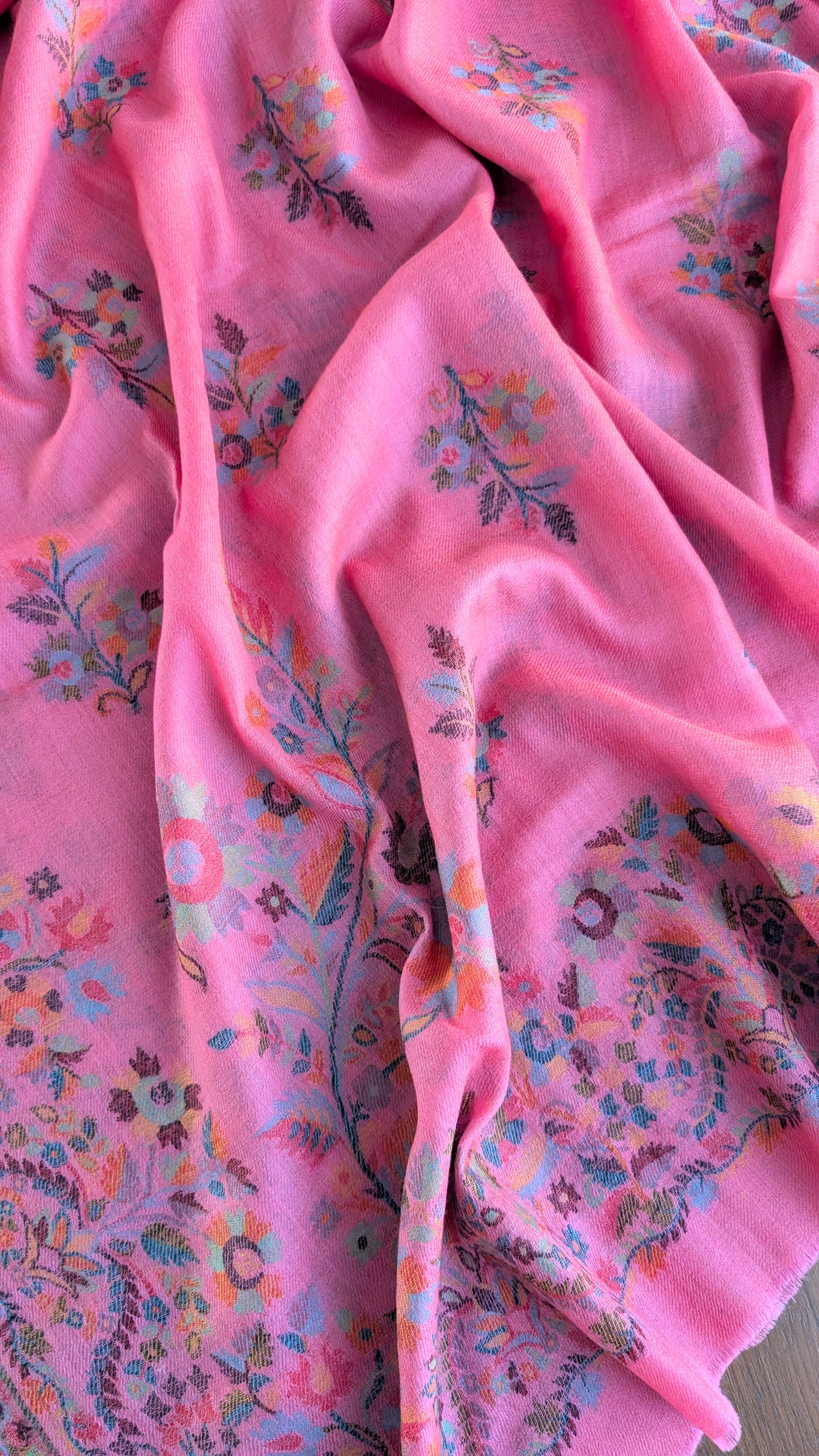 Pure Pashmina Shawl - Pink