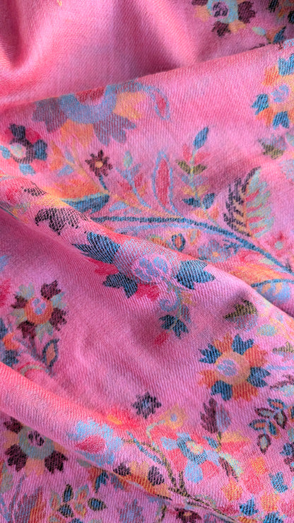 Pure Pashmina Shawl - Pink