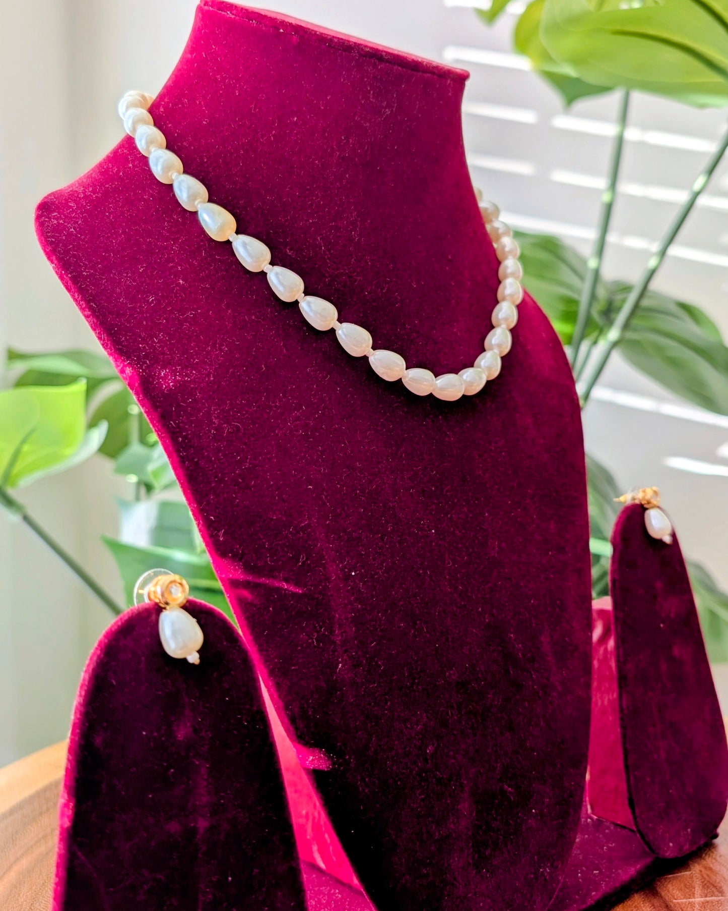 Dia Pearl Kundan Necklace